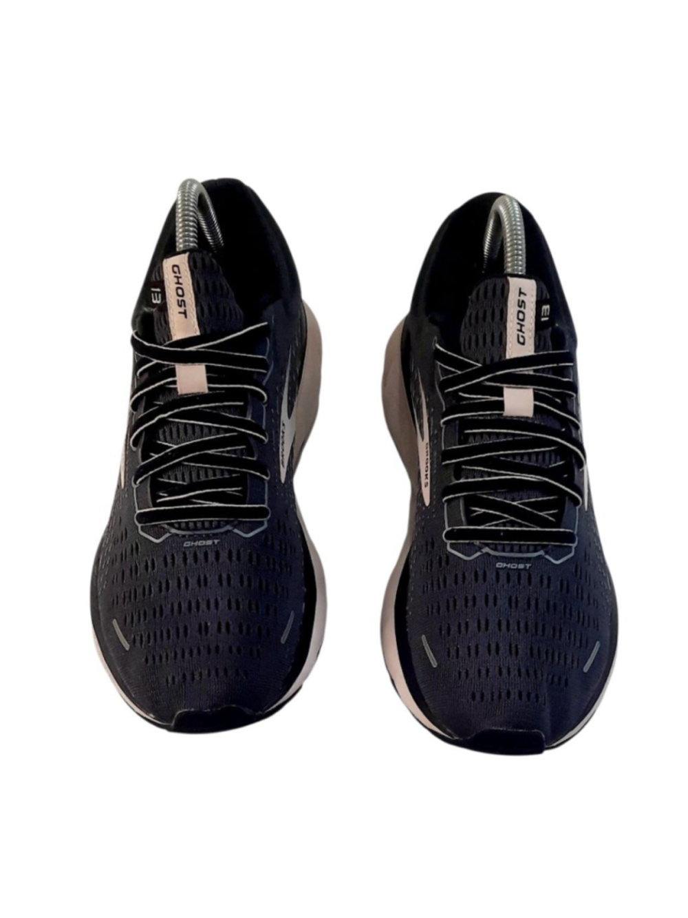 Brooks-Women's Ghost 13 Charcoal Low-top Lace-up Gray Running Shoes size 9 - Picture 2 of 6